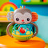Bright Starts Grab & Giggle Monkey Multi Sensory Toy