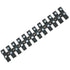Strip Connector 6A 12 Way PVC Black