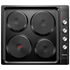 HISENSE H60STEB 4 Solid Hobs; 220-240V 50Hz; Mechanical side knobs control; 1 x hi-Speed Plate; 6-Step knobs