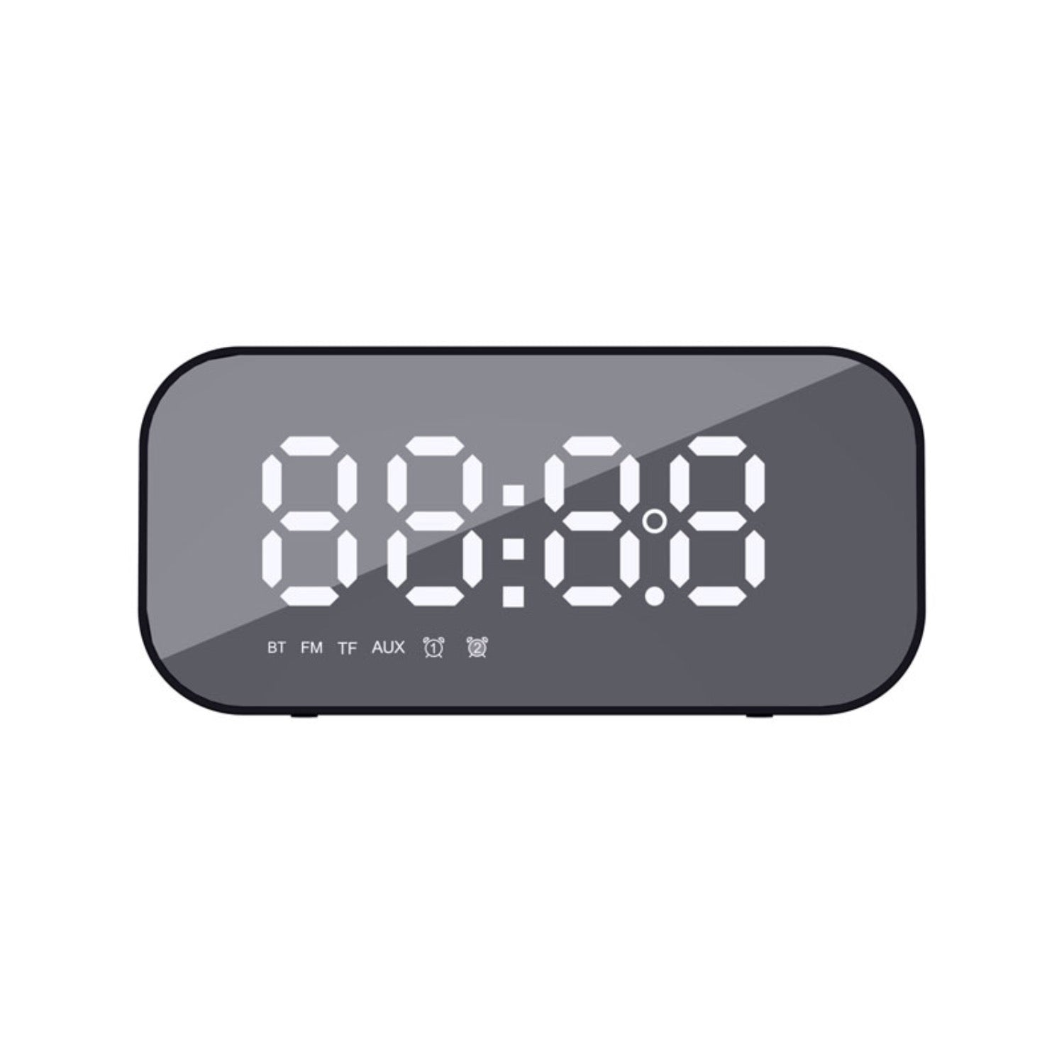 Havit Alarm Clock & Wireless Speaker - Black