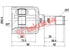 Inner CV Joint Honda Ballade 1.5 1.5 V-Tec 1.6 Cr-X 1.6 Ho6417