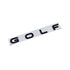 Chrome Tuning Letters Sticker Badge
