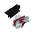 R-Line Red & Chrome Grille Badge