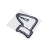 Vinyl R-Line Door Stripes (30x6cm)
