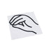 Vinyl Italian Cinquecento Black Sticker 18x4cm