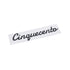 VW R-Line Logo Black, Red &  Chrome Sticker Badge