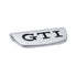 Alluminium Steering Wheel Badge with GTI logo (Black)