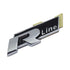 R-Line Black and Chrome Grille Badge