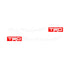 Vinyl Grocery List Stripe – Autostyle/Bridgestone/Momo/Autogauge/Pioneer/Hella 80x4cm (Each) White