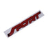 3D Raised “Sport” Sticker Badge (Red) 13x2cm