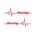 Vinyl Sticker with Mugen Japenese Text – Silver & Black