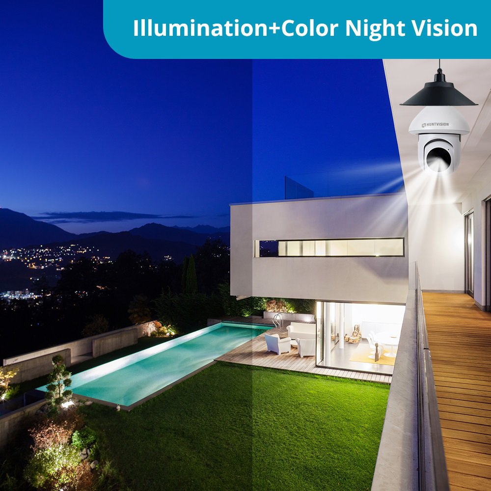HuntVision E3-LT 3MP Indoor WiFi Light Bulb Camera | SKU HV-E3LT