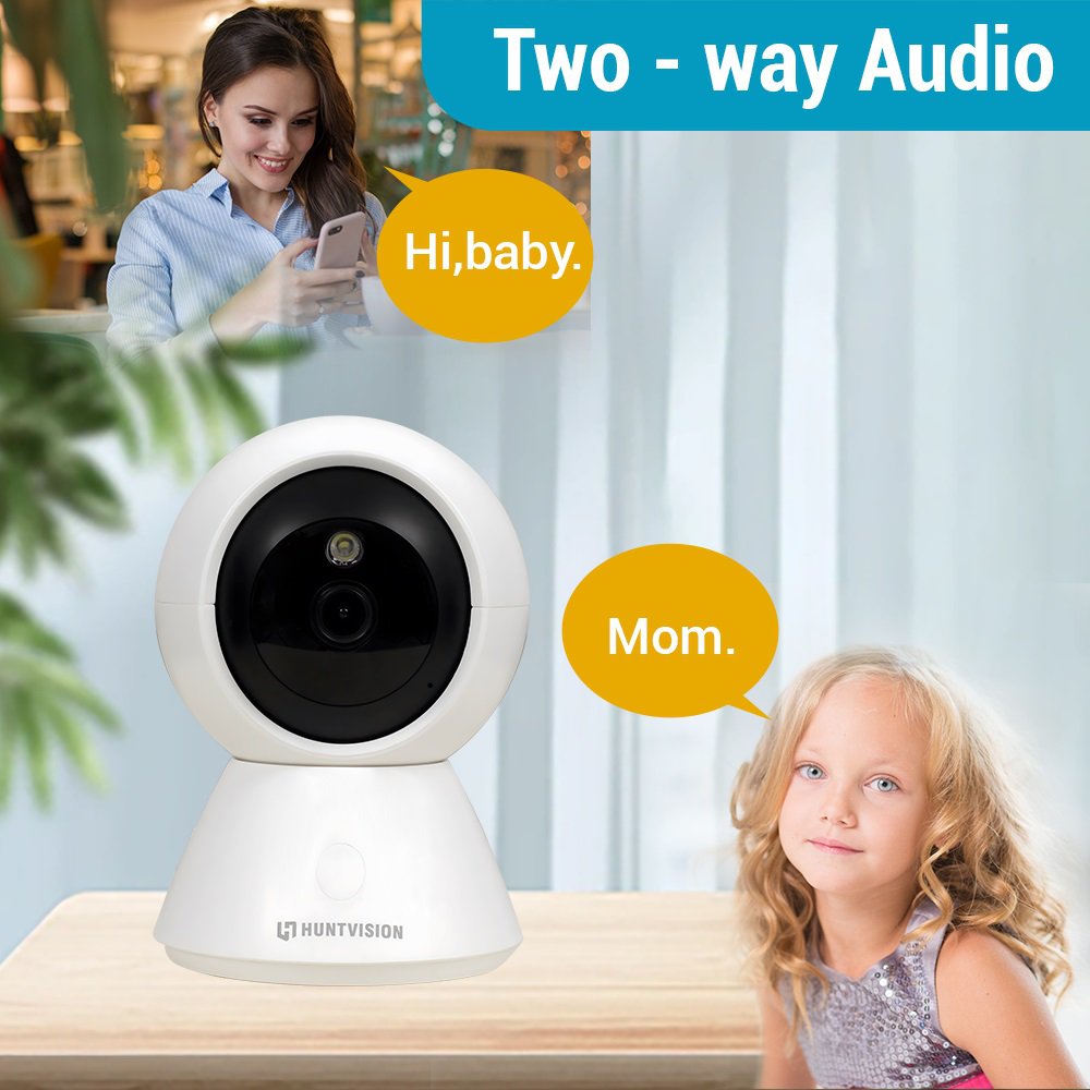 HuntVision E3-W 3MP Indoor WiFi PT Camera | SKU HV-E3W