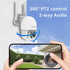 HuntVision E3-E3Z 3 MP full HD intelligent camera, Smart human detection and video, All-around 24h to protect your family | SKU HV-E3Z