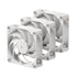 HAVN H12 120mm White Fan Triple pack.