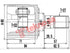Inner CV Joint Hyundai i30 1.6 CCVT 1.8 2007- Elantra 1.8 CVVT 2011- HY4016