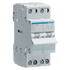 Hager Changeover switch, on-off-on, Din rail, 2-pole, 40A