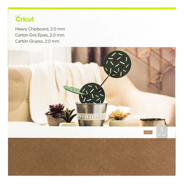 2007761 - Cricut Heavy Chipboard 11x11'' 5-pack; .