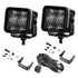 Hella Black Magic 3.2" Cube LED Flood Light Kit