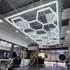 Hexglo 14 Piece Hexagon Modular LED Lighting Kit With Border