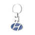 Hyundai Branded Chrome Key Ring (Blue)