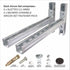 Aircon Set Slotted Cantilever Arm HDG 600mm