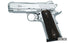 Kuzey 911 SX Chrome Blank/Pepper Gun (Semi Auto|9+1|9mm PAK)