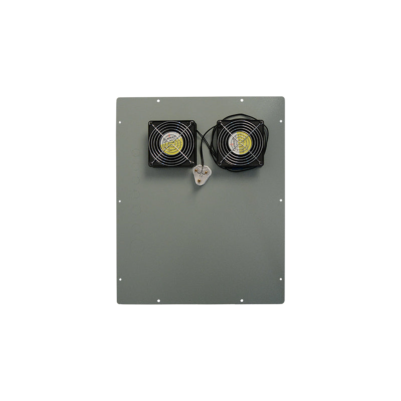 ALZ IP55 12U WALLBOX 500MM ALUZINC - GREY 2 way fan incl.