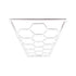 Hexagon Grid Led Light for Auto Detailing Shop-Garage or Workshop 4.8×2.4m