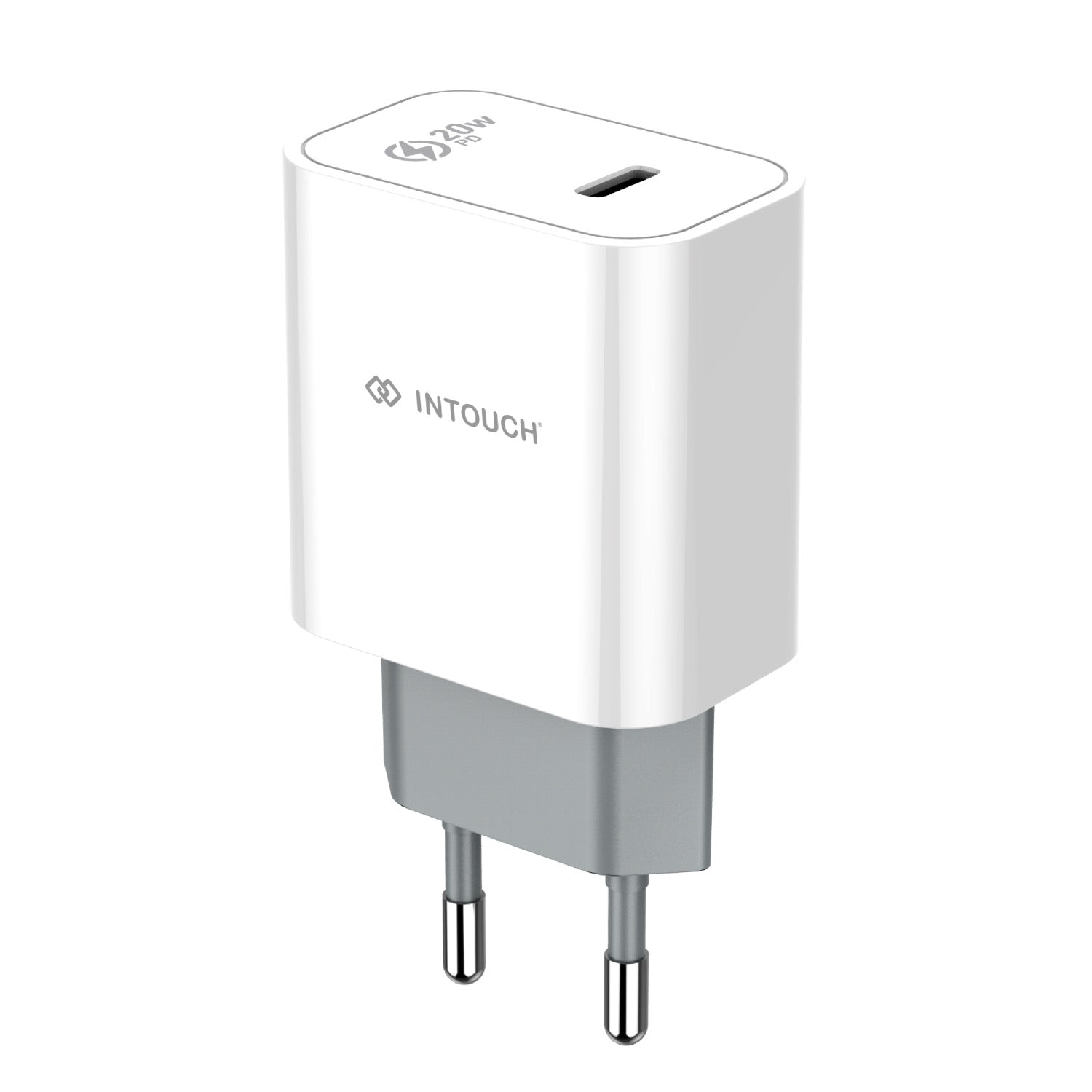 INTOUCH 1 Port PD Wall Charger 20W - White