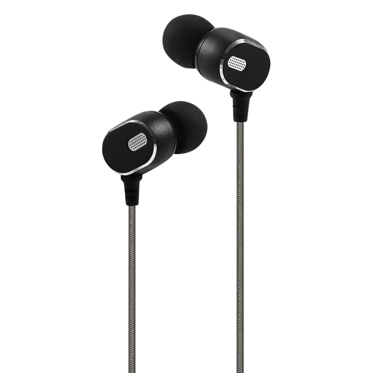 INTOUCH Explosive Wired Earphones - Black & Silver