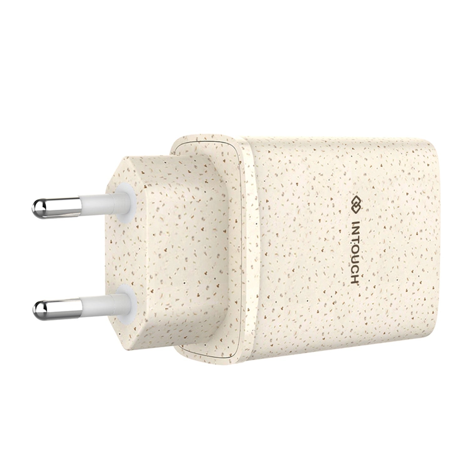 INTOUCH 2 Port PD/USB Eco Wall Charger 20W - Wheat Straw