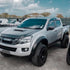 Isuzu D-Max (13-20) Matte Black Smooth Studded Plastic Wheel Arch Kit (6-Inch)