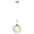Bright Star Pendant 1x60W SES Polished Chrome with Clear Glass PEN802/1