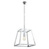 Bright Star Pendant 1x60W ES Polished Chrome with Clear Glass PEN741