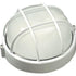 Bulkhead 1x100W E27 IP54 Round with Grid White 1101-B51/G/WH