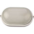 Bulkhead 1x100W Oval White 1202-B50/WHI