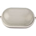 Bulkhead 1x100W Oval White 1202-B50/WHI