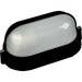 Bulkhead 1x60W E27 IP54 Oval Eyelid Black 1403-B48/E/BLK