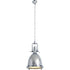 Bright Star Pendant 1x60W ES 350mmx580mm Polished Steel and Glass PEN263