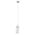 Bright Star Pendant 1x5W GU10 Polished Chrome with Clear Glass and Crystals PEN280/1
