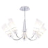 Bright Star Chandelier 5x40W SES Polished Chrome with Frosted Glass CH445/5