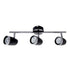 Bright Star Spotlight 3x50W GU10 or GU10 LED or GU10 CFL Polished Chrome and Black S064/3