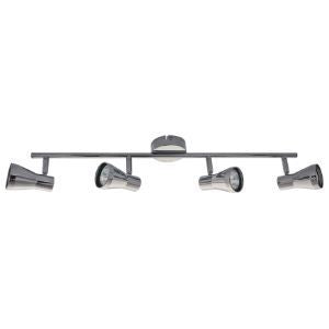 Bright Star Spotlight 4x50W GU10 or GU10 LED or GU10 CFL Polished Chrome S065/4