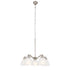 Bright Star Chandelier 5x60W ES Satin Chrome with Frosted Glass CH167/5
