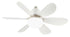 Bright Star Ceiling Fan 6 Blade 20.5" White FCF090