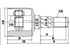 Inner CV Joint Front Left for Jeep Grand Cherokee & Commander - JE4003
