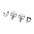 Chrome Jeep Skull Design Sticker Badge (13x3cm)
