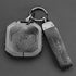 Jetour T2 - Hard Shell Metal Key Case Cover With Keyring (PVC Leather)