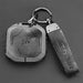 Jetour T2 - Hard Shell Metal Key Case Cover With Keyring (PVC Leather)